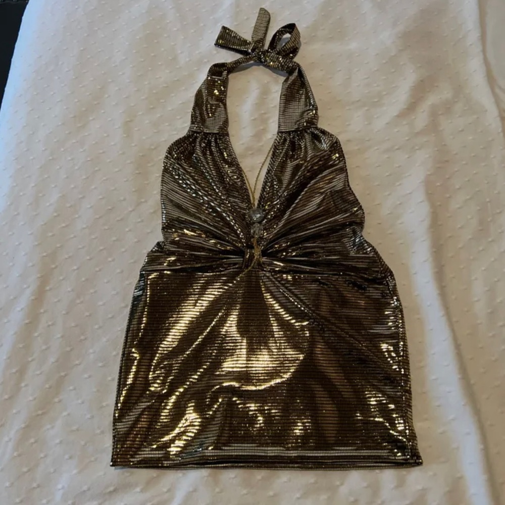 Gold sexy dresses